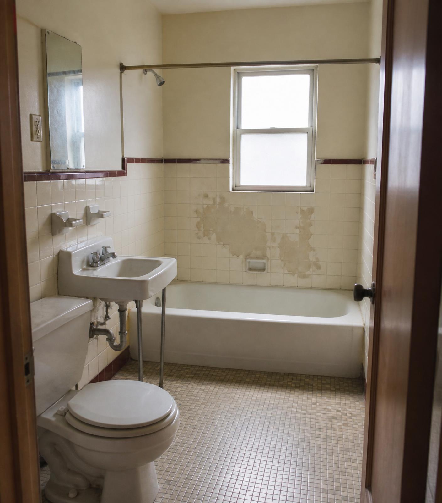 Bagno prima della ristrutturazione
